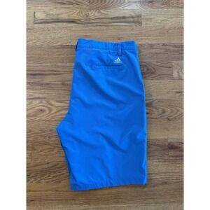 Adidas Ultimate 365‎ Golf Shorts Men Sz 40 Blue Woven Stretch